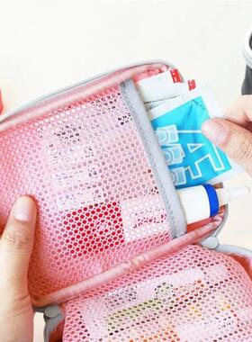 Mini Household First Aid Kit Bag Travel Portable Medicine Pa