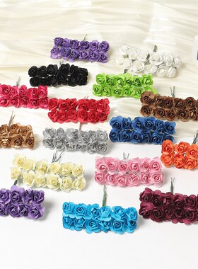 Artificial Rose Bouquet Paper Fake Flowers Home Deco Wedding