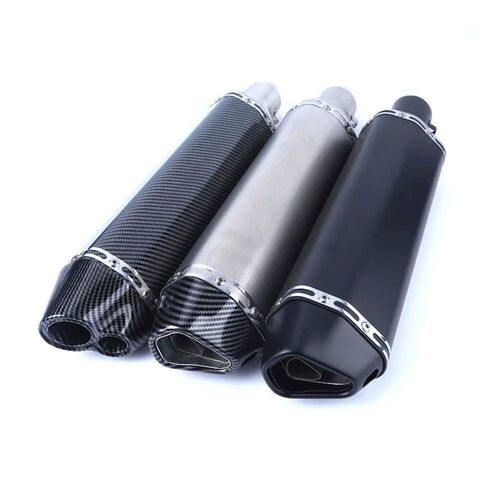 370mm and 470mm Motorcycle Exhaust Pipe Muffler Silencer Esc
