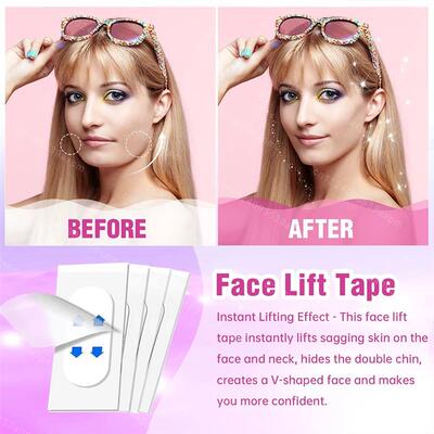 240/120Pcs Invisible V Face Lifting Tapes Wrinkle Removal St