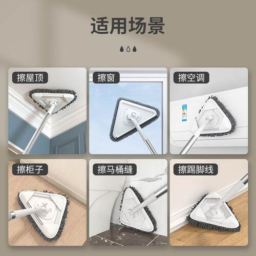 Large Window Cleaning Mop Glass Cleaner Wash Expansion