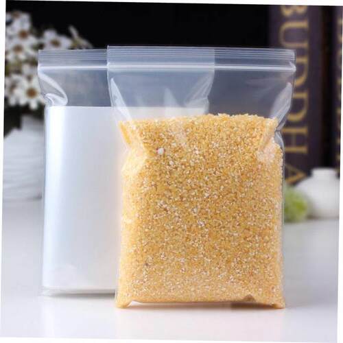 100pcs Zip Lock Plastic Bags Reclosable Clear Storage Bag