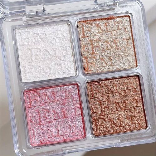 4 Color Face Highlighter Palette Illuminator Palette Natural