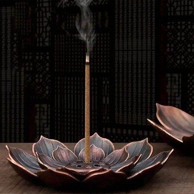 Incense Holder for Sticks,Incense Burner, Lotus Detachable A