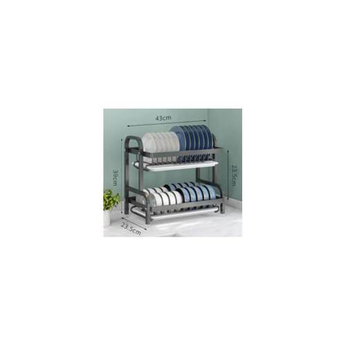 3-Tier Strong Rack kitchen drop large dish rack shelf bowl