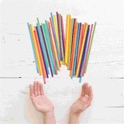 100 Pcs Music Rhythm Stick Children Beating Sticks Musical