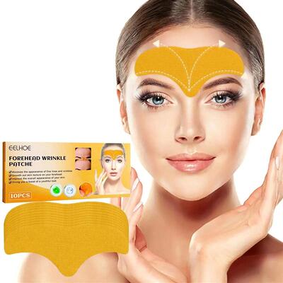 10pcs/box Anti-wrinkle Forehead Line Removal Gel Patch Firmi