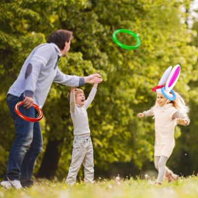 Easter Inflatable Bunny Rabbit Ears Game Easter Toss Party G