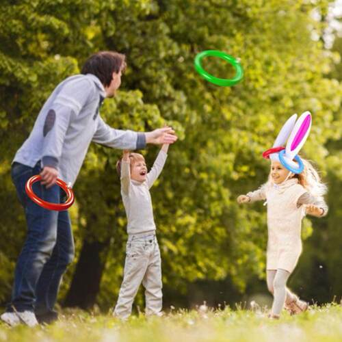 Easter Inflatable Bunny Rabbit Ears Game Easter Toss Party G