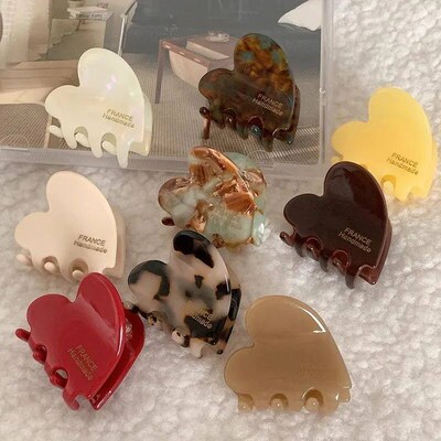 New 3.5cm Small Hair Claw Acetate Hair Crabs for Girls Cute
