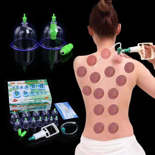 6/12 Pcs Jar Vacuum Cuppng Cans Devce for Massage Merdan The