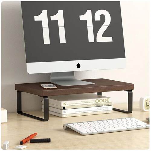 30/40/50cm Monitor Raised Shelf Office Laptop Bracket Deskto