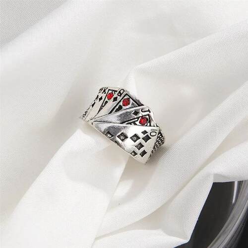 Metal Opening Rings for Women Men Hip Hop Adjustable