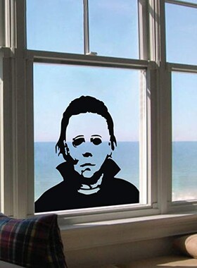 Halloween Holiday Decals Michael Myers Horror Living Room