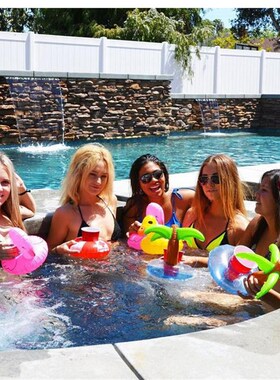 Inflatable Cup Holder Swimming Pool Accessories Drink Float