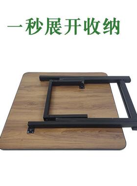 Foldable Square table family dining table and chair combinat