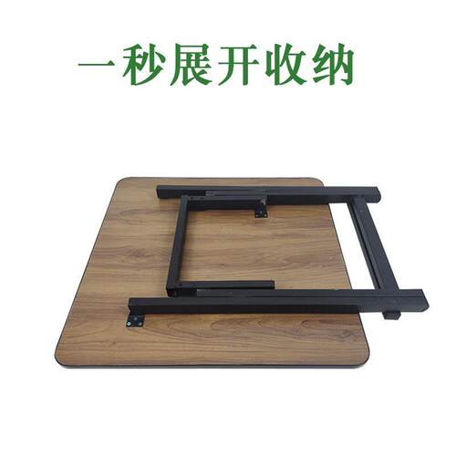 Foldable Square table family dining table and chair combinat