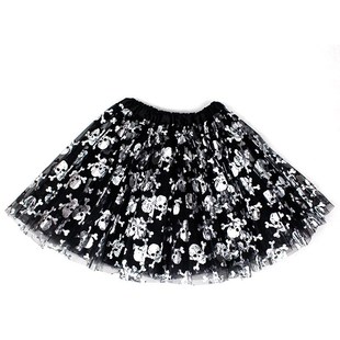Halloween Girls Tulle Short Tutu Skirt Children Fancy Ballet