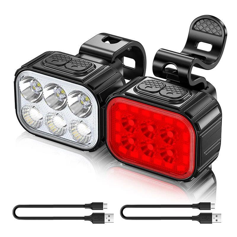 Rechargeable Bicycle Light Road Mountain Bike Taillights Lon图片