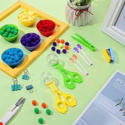 40/80Pcs of Childrens Fine Motor Skills Learning Counti