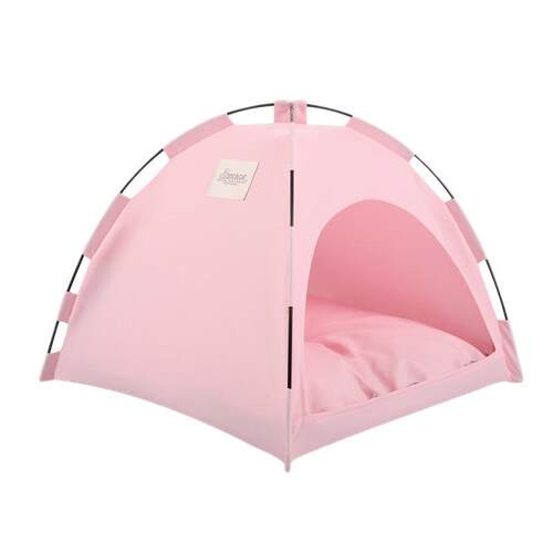 Camping Cat Tent Dog Bed Pet Teepee with Cushion for Dog
