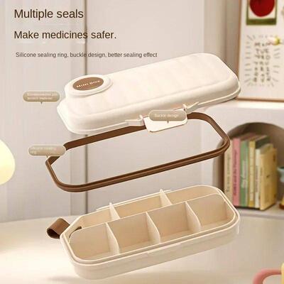 Weekly Medicine Pills Box Pill Case Drug Dispense Mini Port