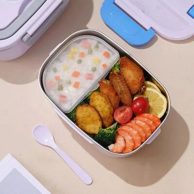 1.5 L 60W Electric Lunch Box Food Warmer Portable Food Heate