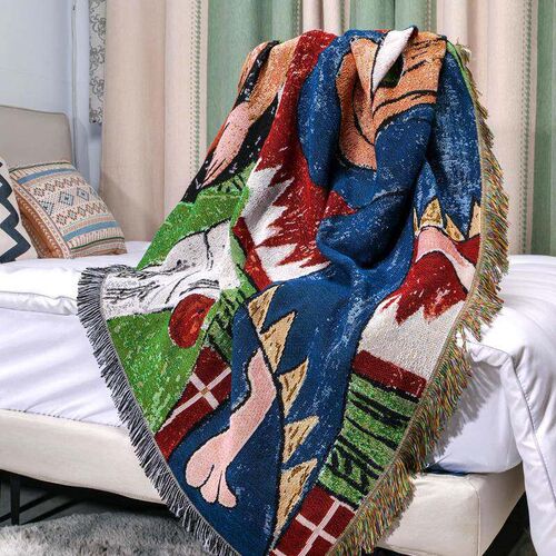 Casual Blankets Carpet Decoration Guitar woman Matisse Carpe