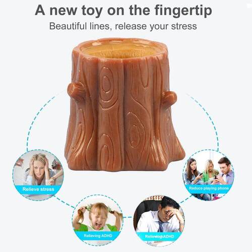 Soft Animals Vent Cup Stump Rubber Toys Anti-Sss  Fidget Toy