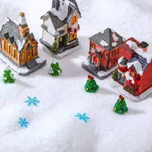 Artificial Snow Powder DIY Fake Snowpowder Fluffy Snowflakes