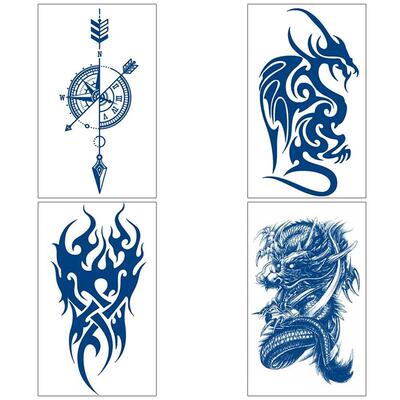 Long Lasting Waterproof Juice Temporary Fake Tattoo Sticker,
