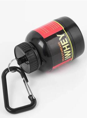 Mini Portable Protein Powder Bottles with Keychain Health Fu