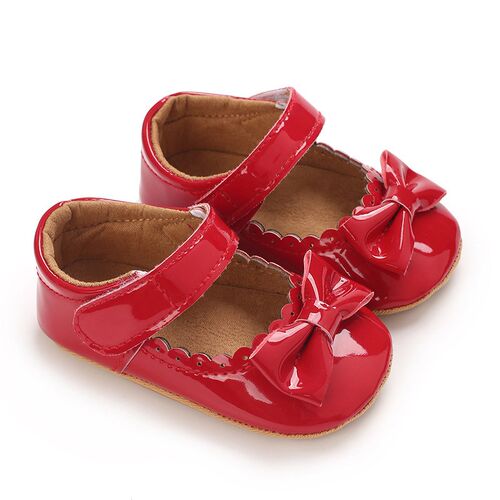 Spring Autumn 01Y Cute Bow Princess Baby Walker Shoes for Gi