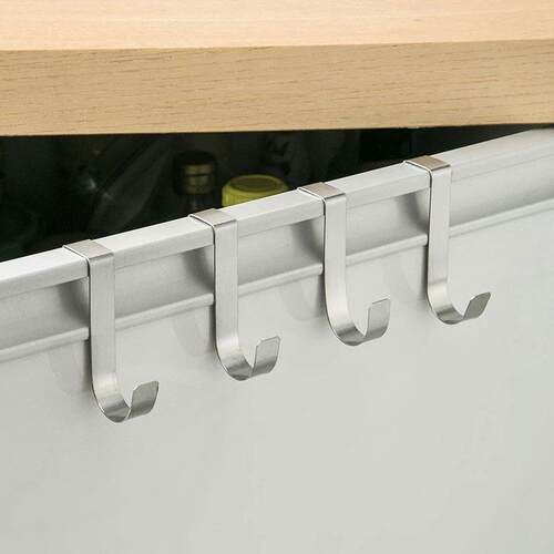 S-Shaped Metal Hook Cabinet Door Hanging Rack Gadgets Holder