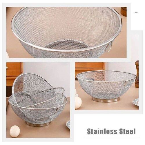 Stainless Steel Rice Basket Strainer for Mesh Kitchen Net