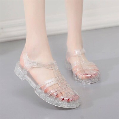 Cave shoes for women in summer, fashionable anti slip flat