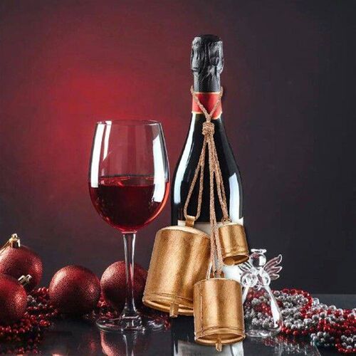 Home Decorations Antique Bronze Metal Bell Decorate