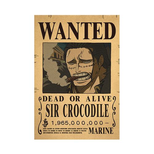 One Piece Luffy 3 Billion Bounty Wanted Posters Four Emperor