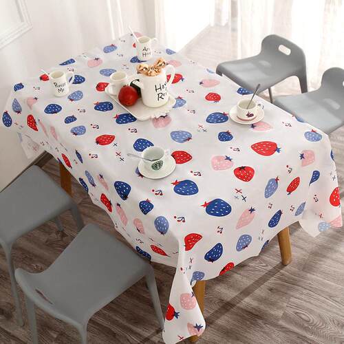 waterproof tablecloth plastic washable  table cover mat big