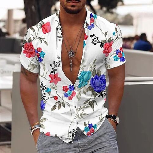 2023 Hawaii Shirts and Coconut ree Mens Large 3D Print Beac