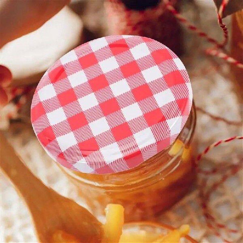 40Pcs Water Bottles Mason Canning Jar Lidss Lids Wide Mouth - 实物图