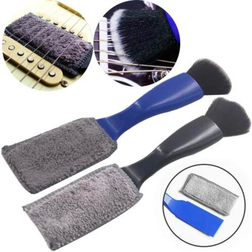 1PCS Double Head Guitar Cleaning Brush Dust Brush for Guitar