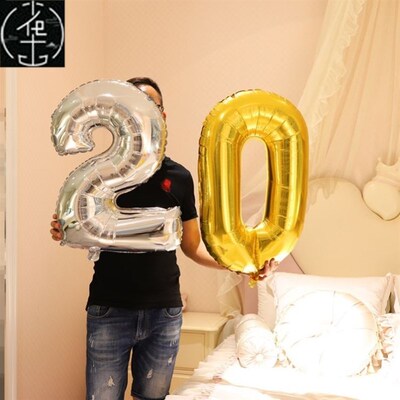 Highquality Birthday number balloon party decoration