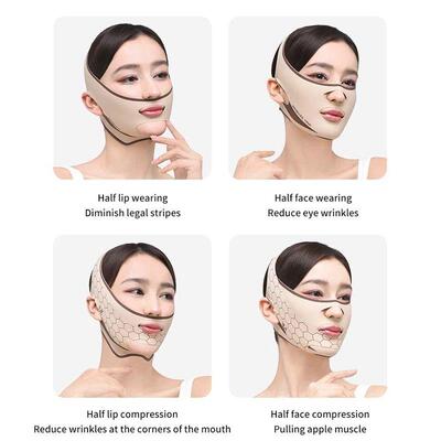 Chin Cheek Slimming Bandage V Shape V Line Lifting Mask Face