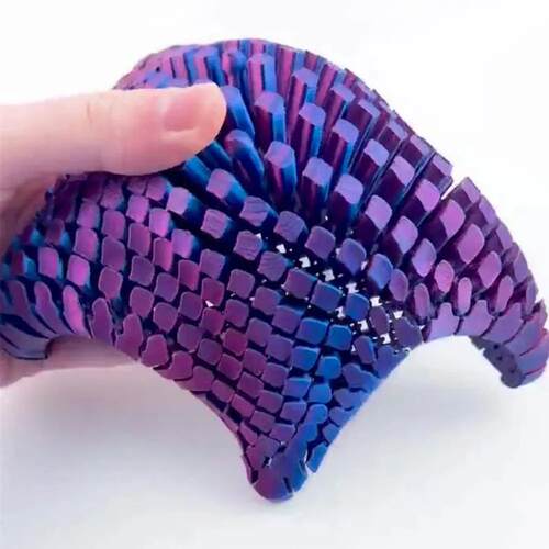 Fidget Toy Flexible Desk Decor Ornament 3D Printed Articulat