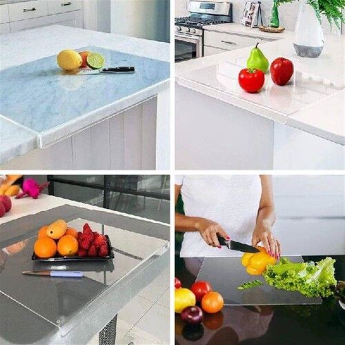 Clear Chopping B Acrylic Cutting Board Non Slip Design
