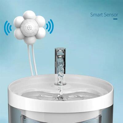 Automatic Home Pet Water Dispenser Motion Sensor Filter Foun