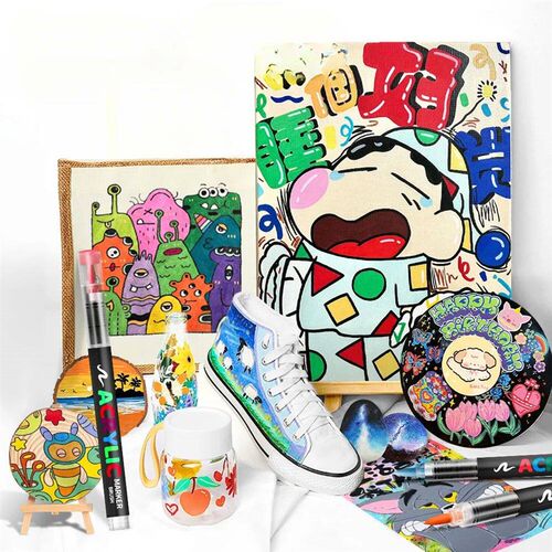 12/24/36/48Colors/set Acrylic Marker Pen Paint Brush Pen Pai