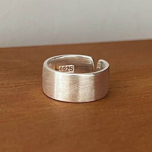 Sterling Silver Rings For Women Simple Finger Open Vintage