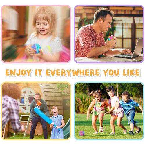 Squeeze Pop It Ball Fidget Silicone Sensory Toys Stress球